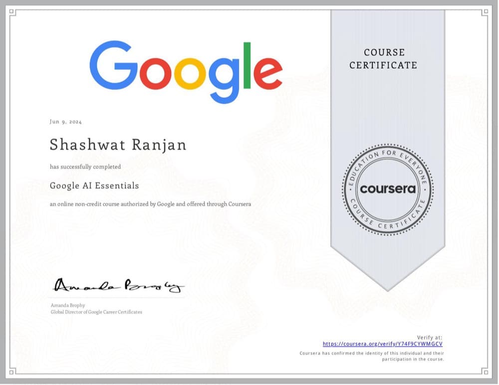 Google AI Essentials