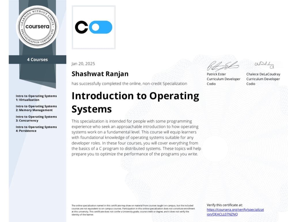 Introduction to Operating Systems