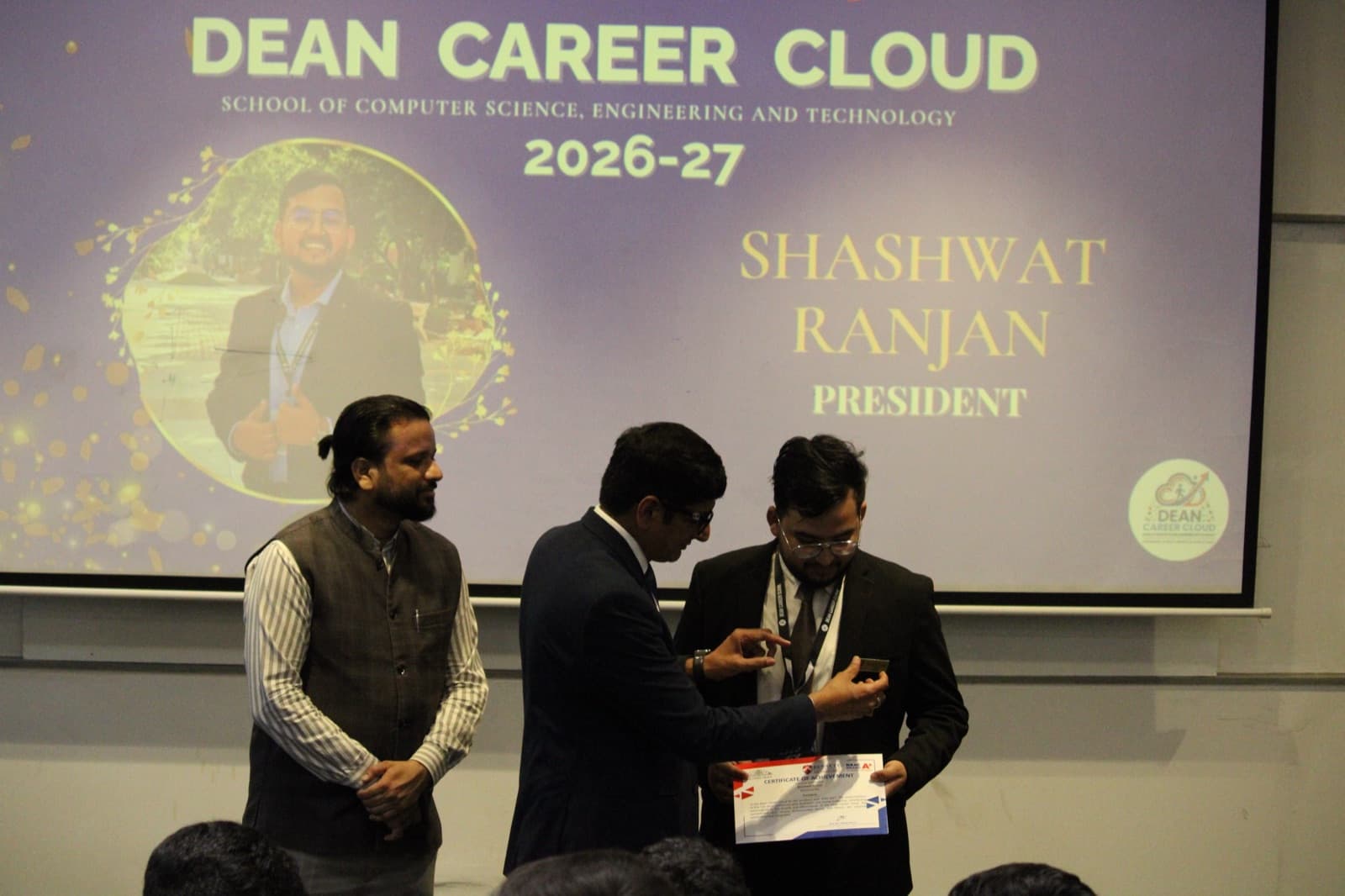 DCC President — Badging Ceremony